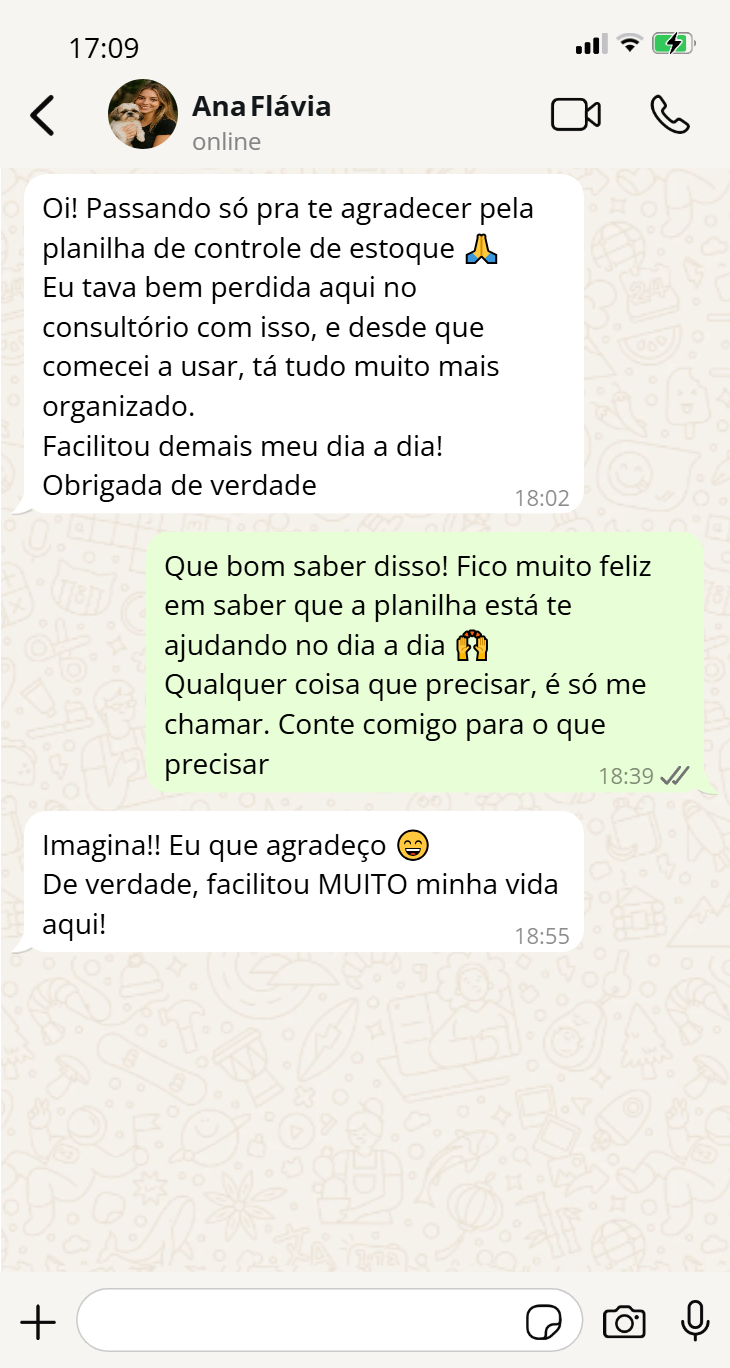Depoimento de cliente